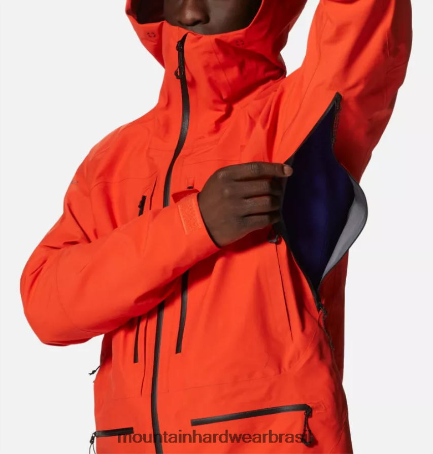 estado laranja homens Mountain Hardwear jaqueta routefinder hd gore-tex pro topos AD28F6373