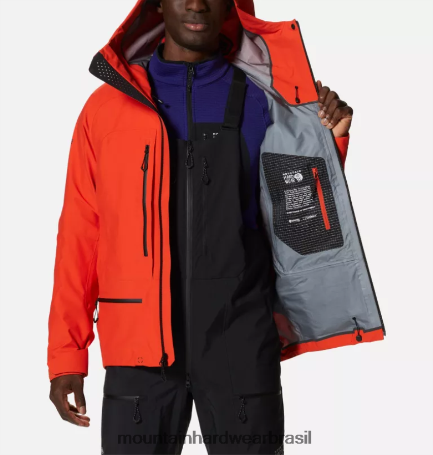 estado laranja homens Mountain Hardwear jaqueta routefinder hd gore-tex pro topos AD28F6373