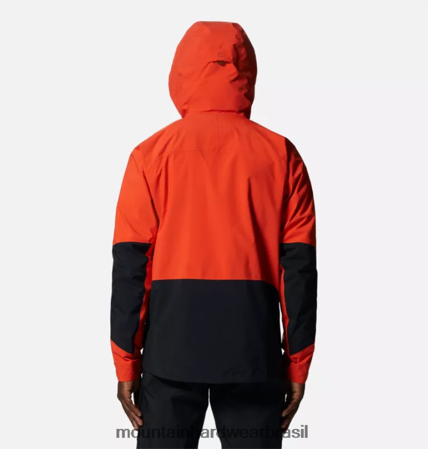 estado laranja/preto homens Mountain Hardwear jaqueta routefinder gore-tex pro topos AD28F6499