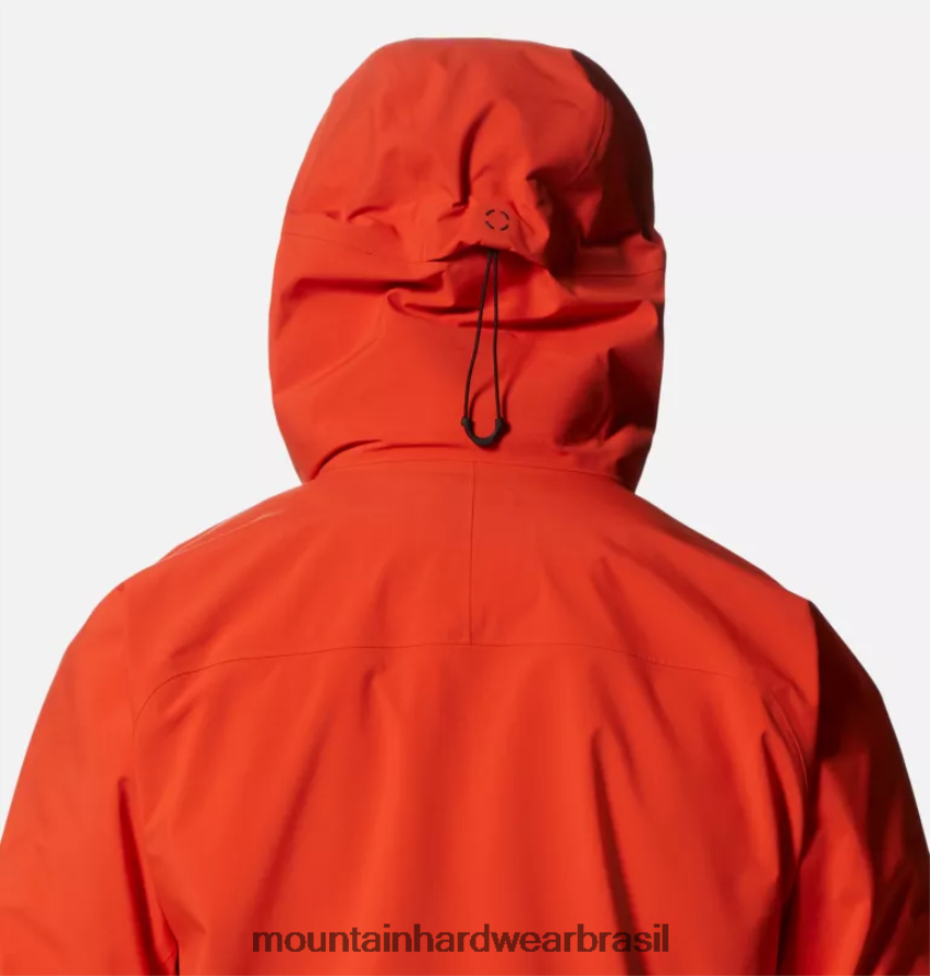estado laranja/preto homens Mountain Hardwear jaqueta routefinder gore-tex pro topos AD28F6499