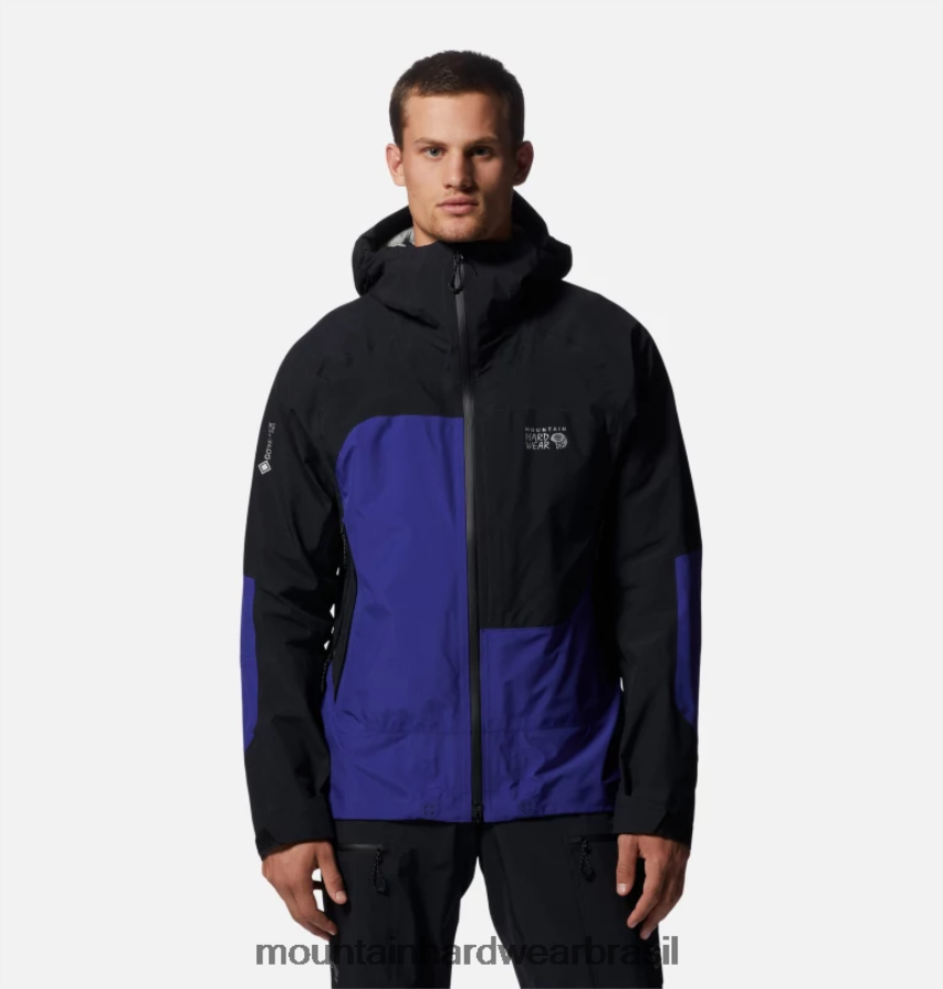 klein azul/preto homens Mountain Hardwear jaqueta gore-tex pro dawnlight topos AD28F6244 klein azul/preto homens Mountain Hardwear jaqueta gore-tex pro dawnlight topos AD28F6244