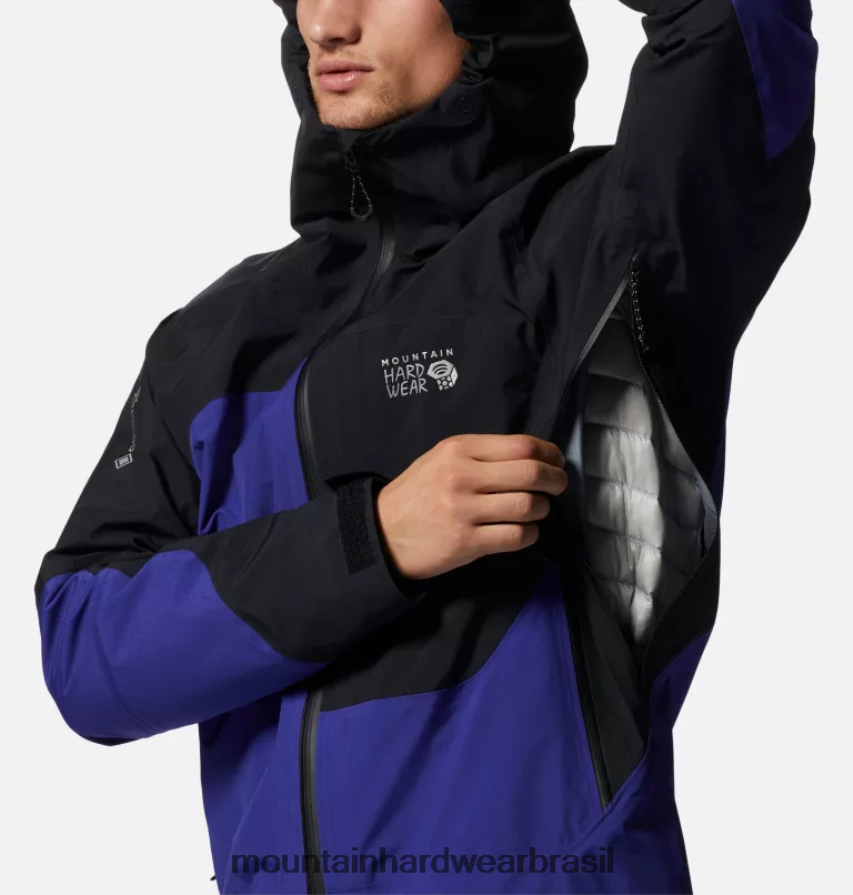klein azul/preto homens Mountain Hardwear jaqueta gore-tex pro dawnlight topos AD28F6244