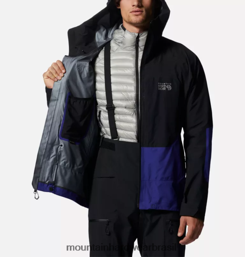 klein azul/preto homens Mountain Hardwear jaqueta gore-tex pro dawnlight topos AD28F6244