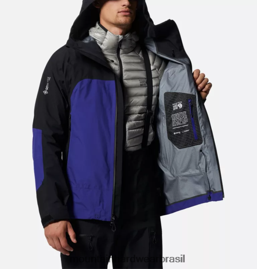 klein azul/preto homens Mountain Hardwear jaqueta gore-tex pro dawnlight topos AD28F6244