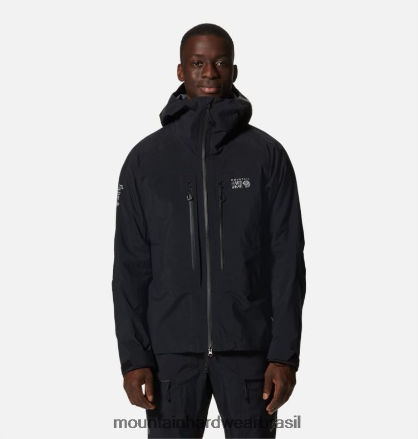 preto homens Mountain Hardwear jaqueta routefinder gore-tex pro topos AD28F6500