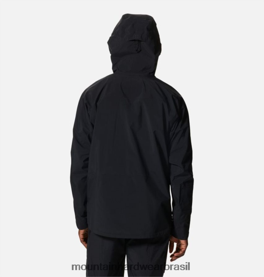 preto homens Mountain Hardwear jaqueta routefinder gore-tex pro topos AD28F6500