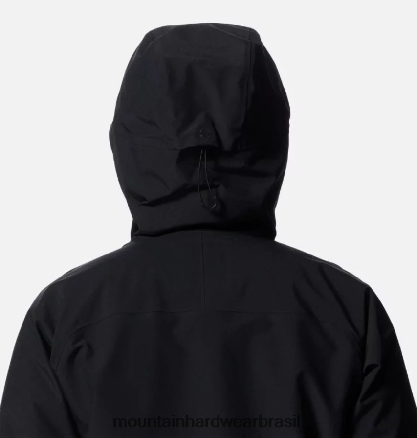 preto homens Mountain Hardwear jaqueta routefinder hd gore-tex pro topos AD28F6372