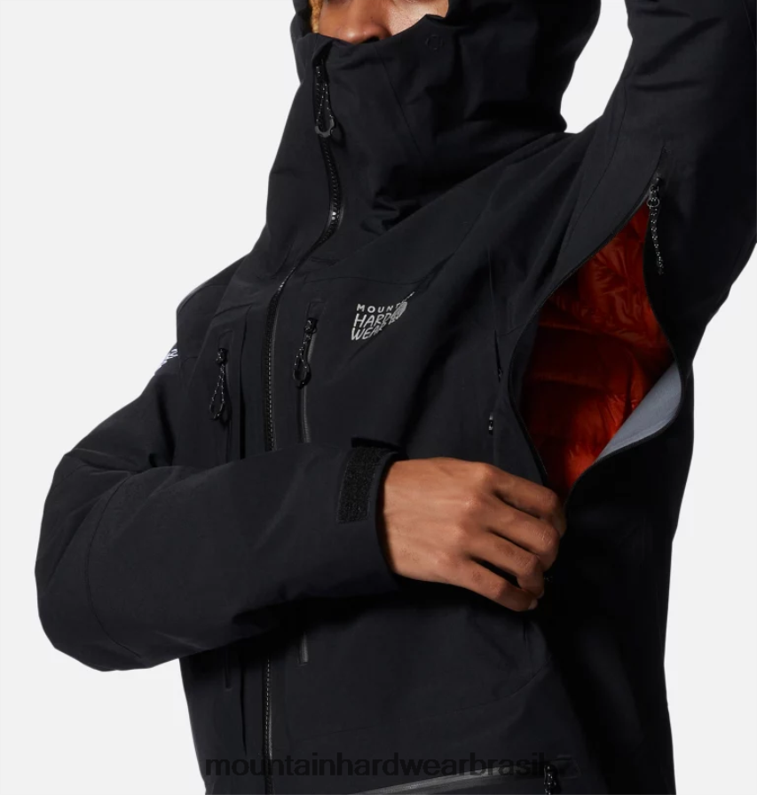 preto homens Mountain Hardwear jaqueta routefinder hd gore-tex pro topos AD28F6372