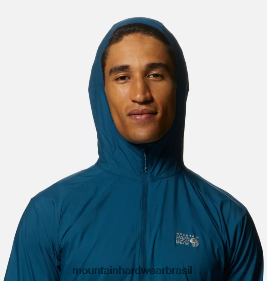 Cáspio escuro homens Mountain Hardwear kor airshell moletom com capuz topos AD28F697
