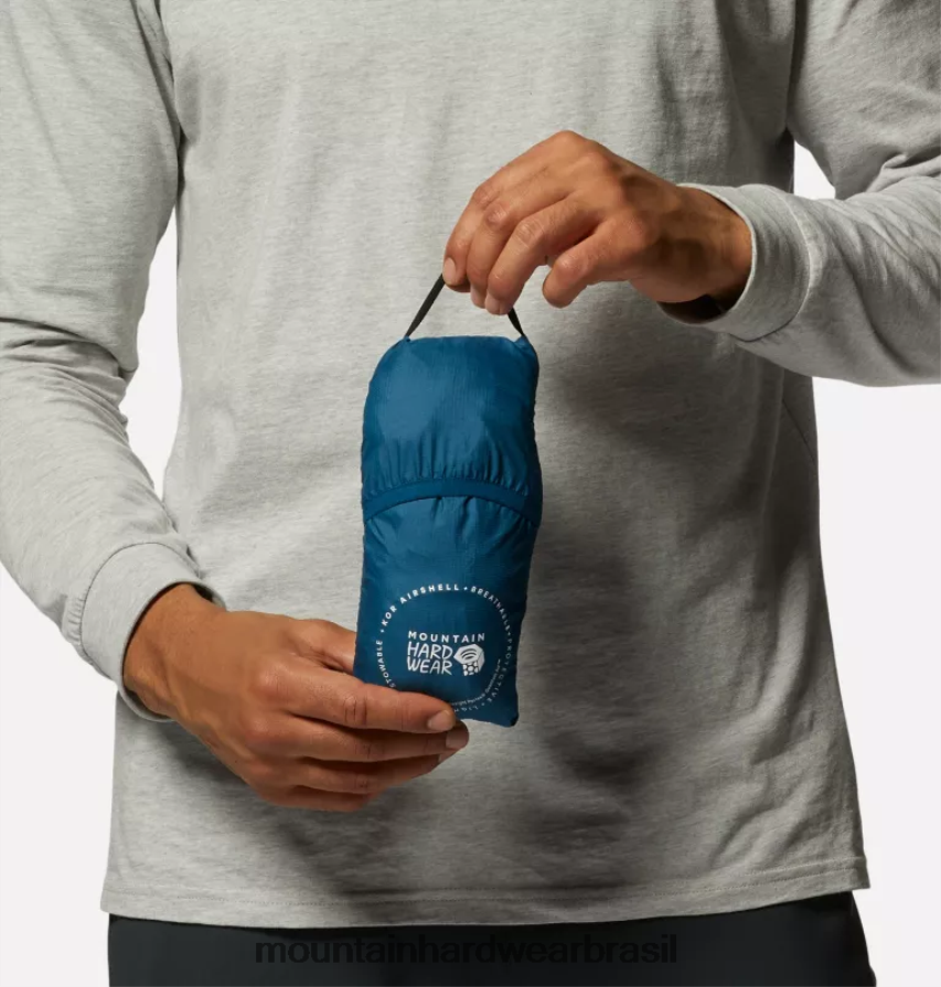 Cáspio escuro homens Mountain Hardwear kor airshell moletom com capuz topos AD28F697