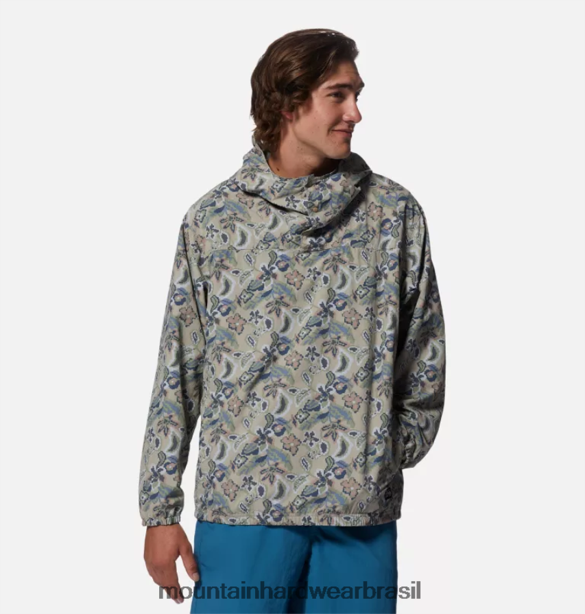 estampa floral kilim do ermo homens Mountain Hardwear anoraque stryder topos AD28F6108