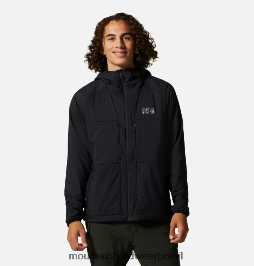 preto homens Mountain Hardwear jaqueta quente kor airshell topos AD28F6106