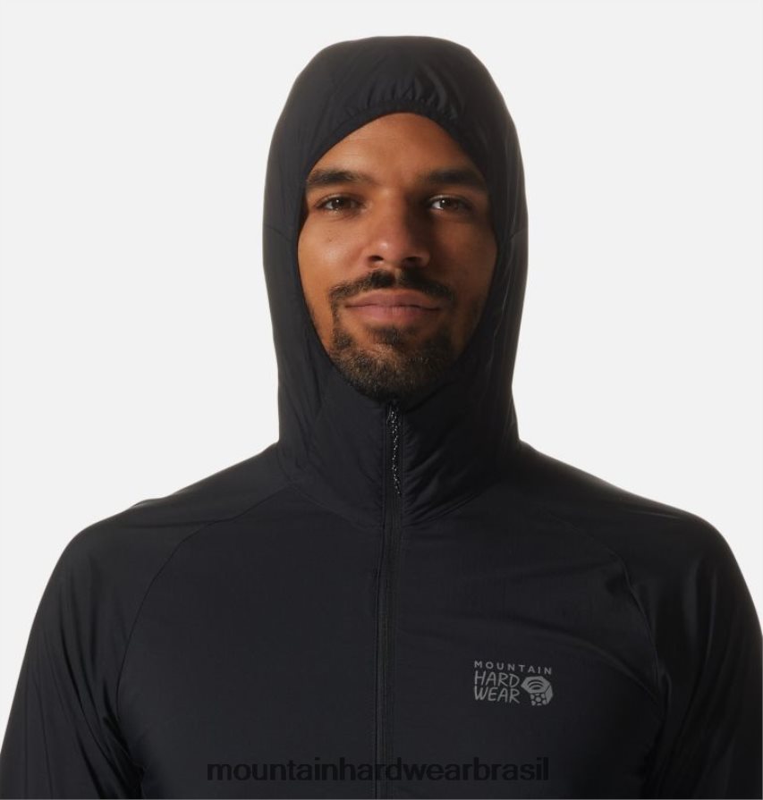 preto homens Mountain Hardwear kor airshell moletom com capuz topos AD28F698