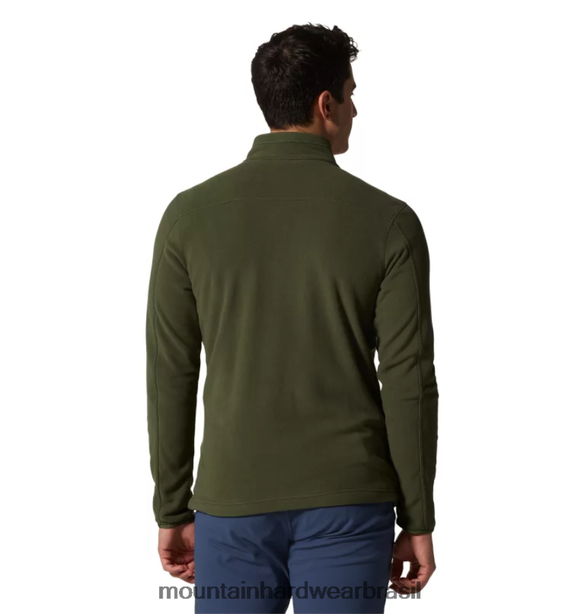 excedente verde homens Mountain Hardwear jaqueta microchill 2.0 topos AD28F6387