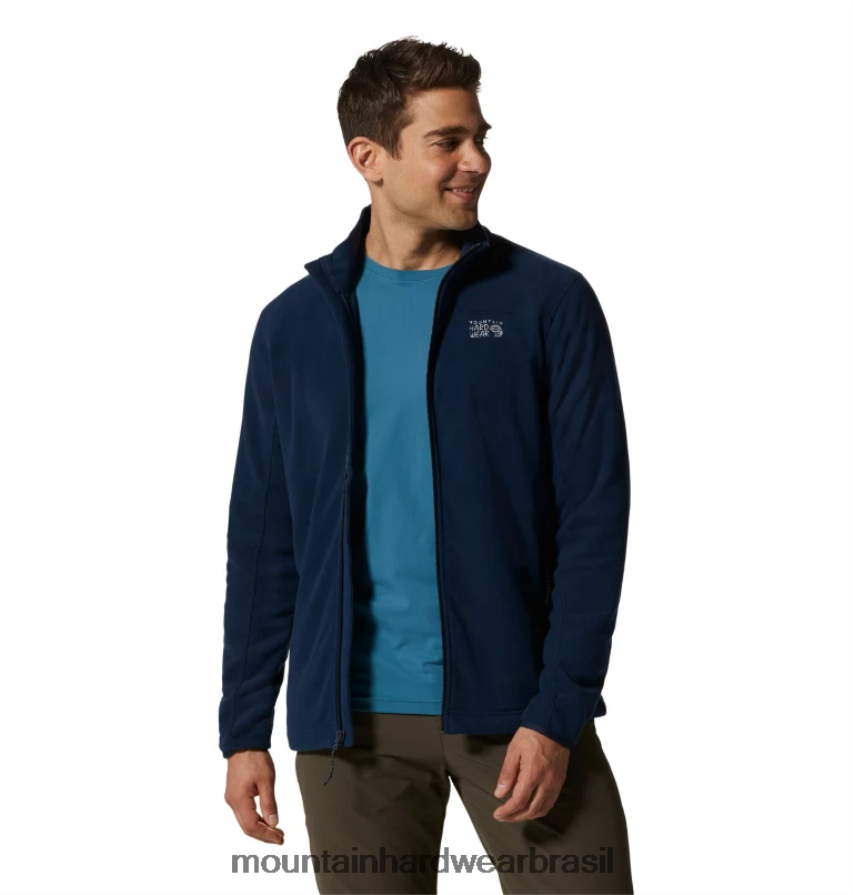 marinha homens Mountain Hardwear jaqueta microchill 2.0 topos AD28F6388