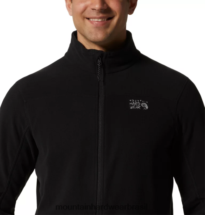 preto homens Mountain Hardwear jaqueta microchill 2.0 topos AD28F6386