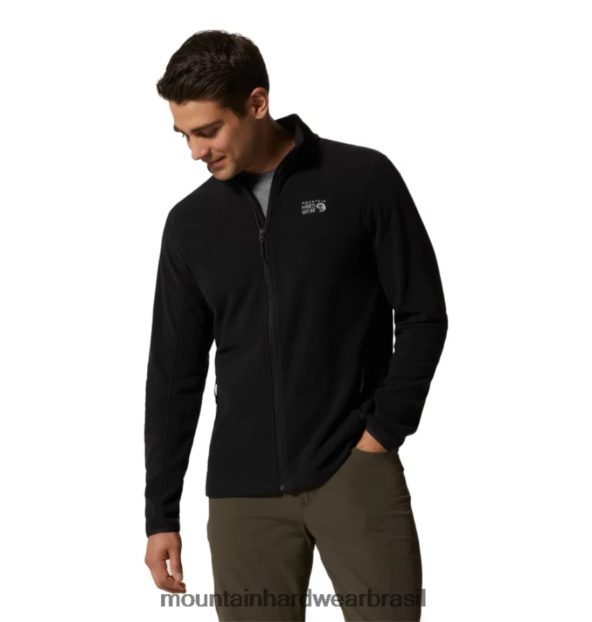preto homens Mountain Hardwear jaqueta microchill 2.0 topos AD28F6386
