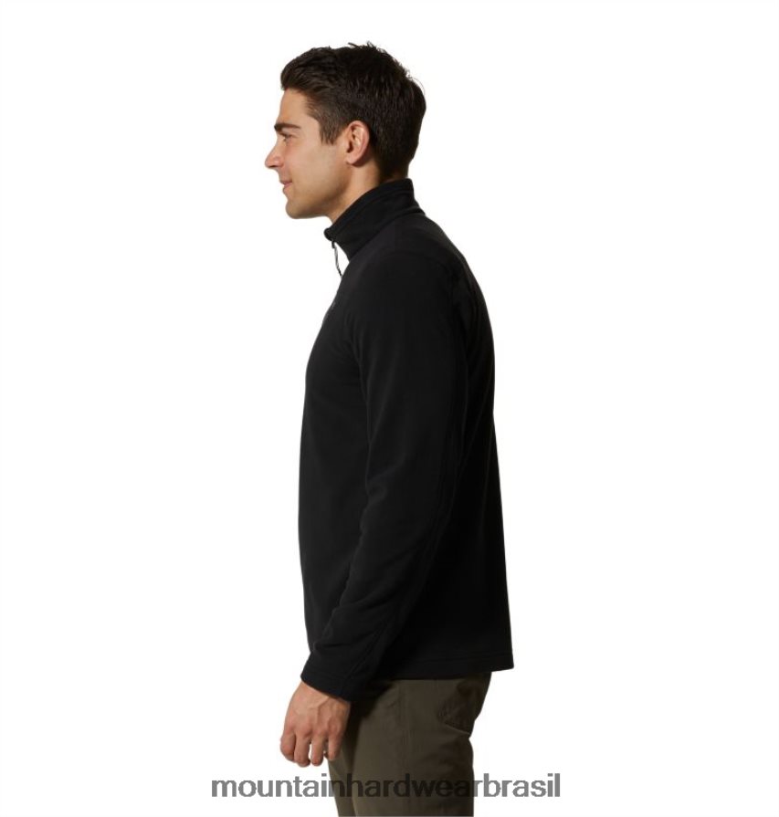 preto homens Mountain Hardwear microchill 2.0 1/2 zip topos AD28F6390