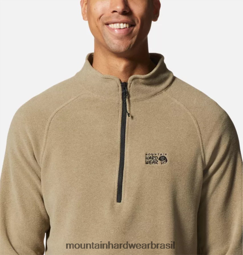 trilha poeira urze homens Mountain Hardwear micropolar polartec 1/4 zip topos AD28F6449