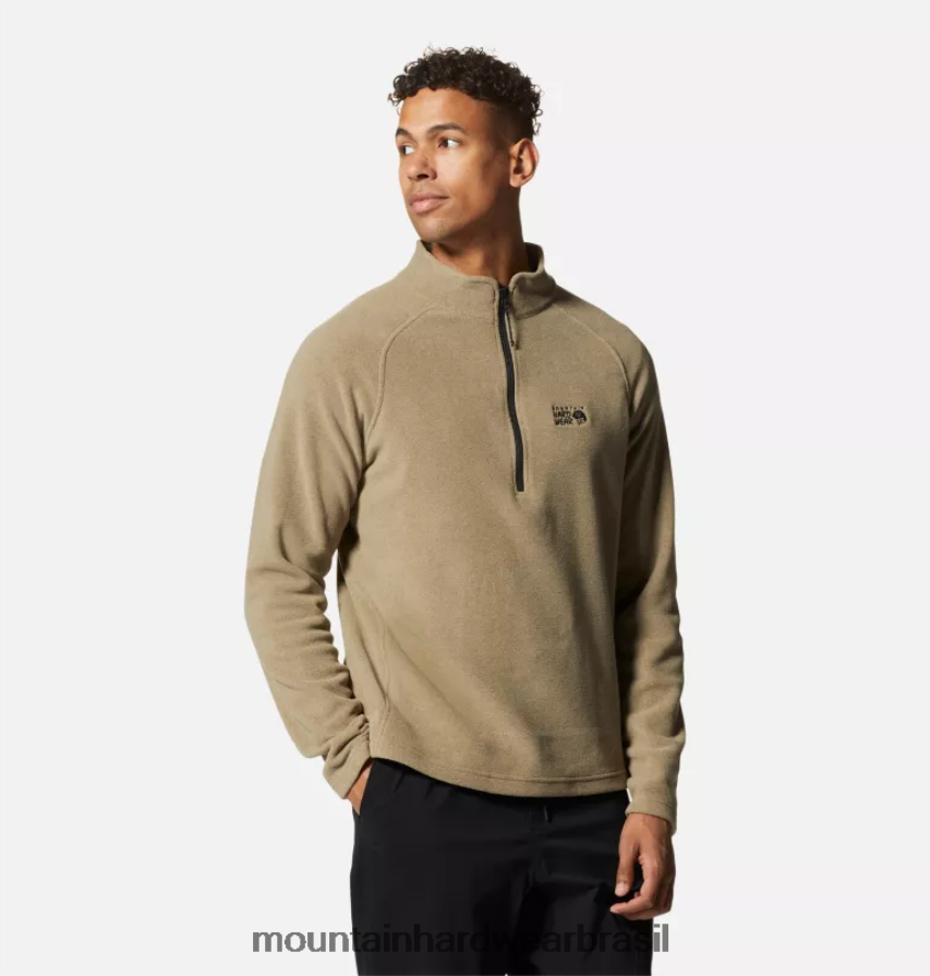 trilha poeira urze homens Mountain Hardwear micropolar polartec 1/4 zip topos AD28F6449