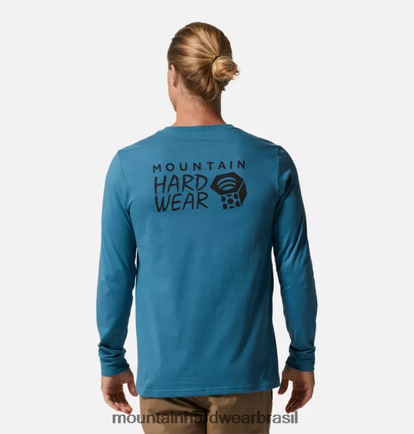 Cáspio homens Mountain Hardwear mhw logotipo traseiro manga longa topos AD28F6351