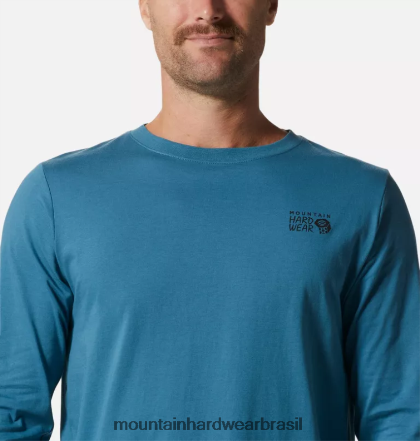 Cáspio homens Mountain Hardwear mhw logotipo traseiro manga longa topos AD28F6351