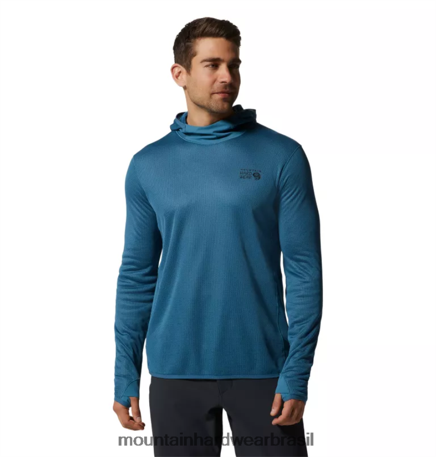 Cáspio homens Mountain Hardwear moletom com capuz airmesh topos AD28F6213