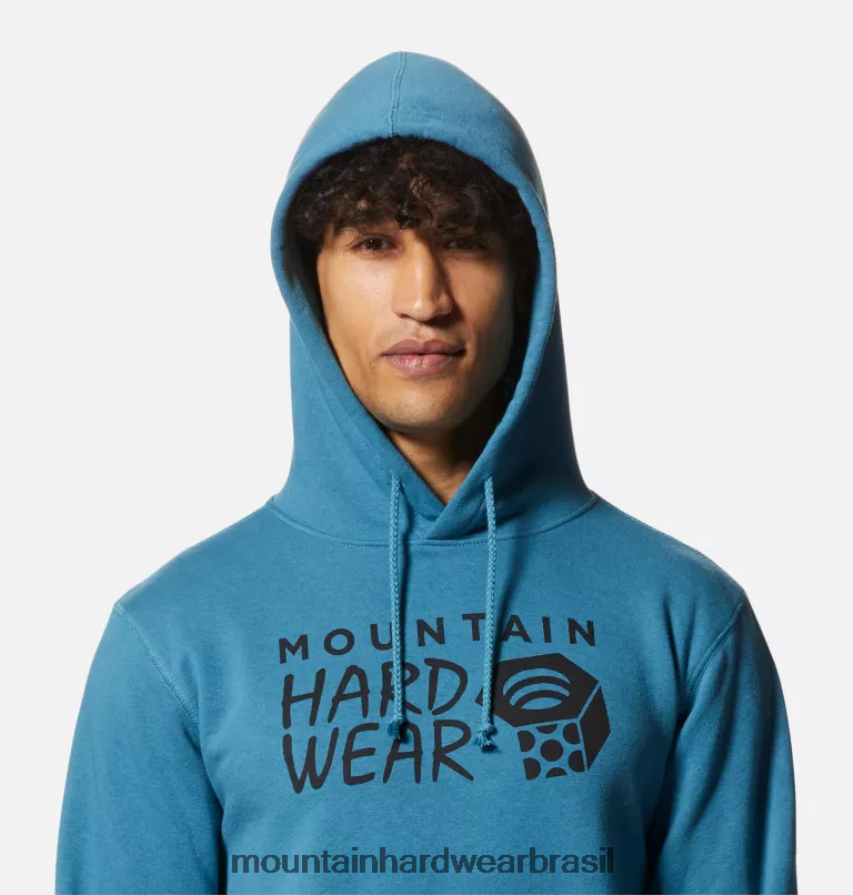 Cáspio homens Mountain Hardwear pulôver com capuz com logotipo mhw topos AD28F6140