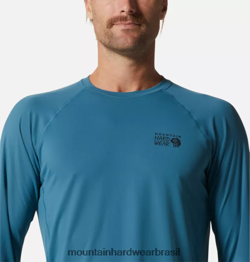 Cáspio homens Mountain Hardwear tripulação de manga longa do lago crater topos AD28F672