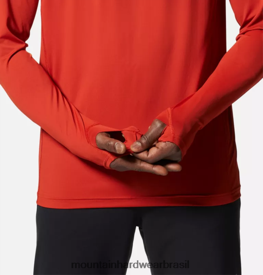 deserto vermelho homens Mountain Hardwear moletom com capuz lago crater topos AD28F661