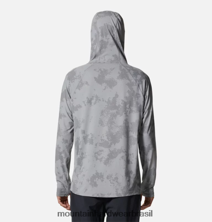 impressão de corante espalhado de cálice homens Mountain Hardwear moletom com capuz lago crater topos AD28F655