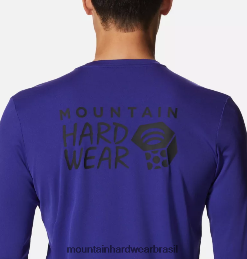 pequeno azul homens Mountain Hardwear manga longa tecnologia perversa topos AD28F6219