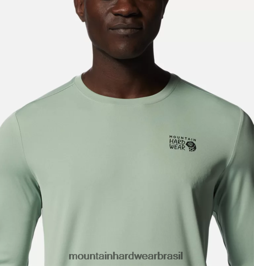 samambaia branca homens Mountain Hardwear manga longa tecnologia perversa topos AD28F6217