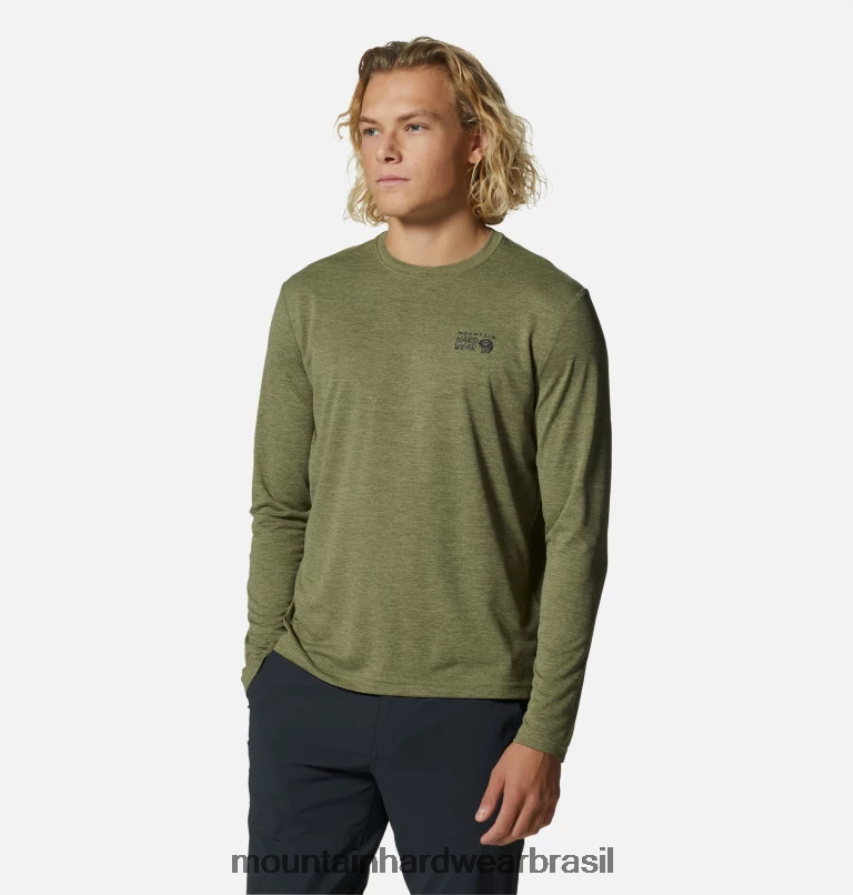urze de cacto claro homens Mountain Hardwear protetor solar manga longa topos AD28F6209