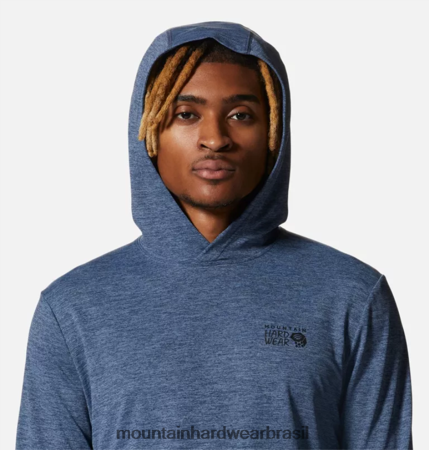 urze de zinco homens Mountain Hardwear protetor solar com capuz topos AD28F6204