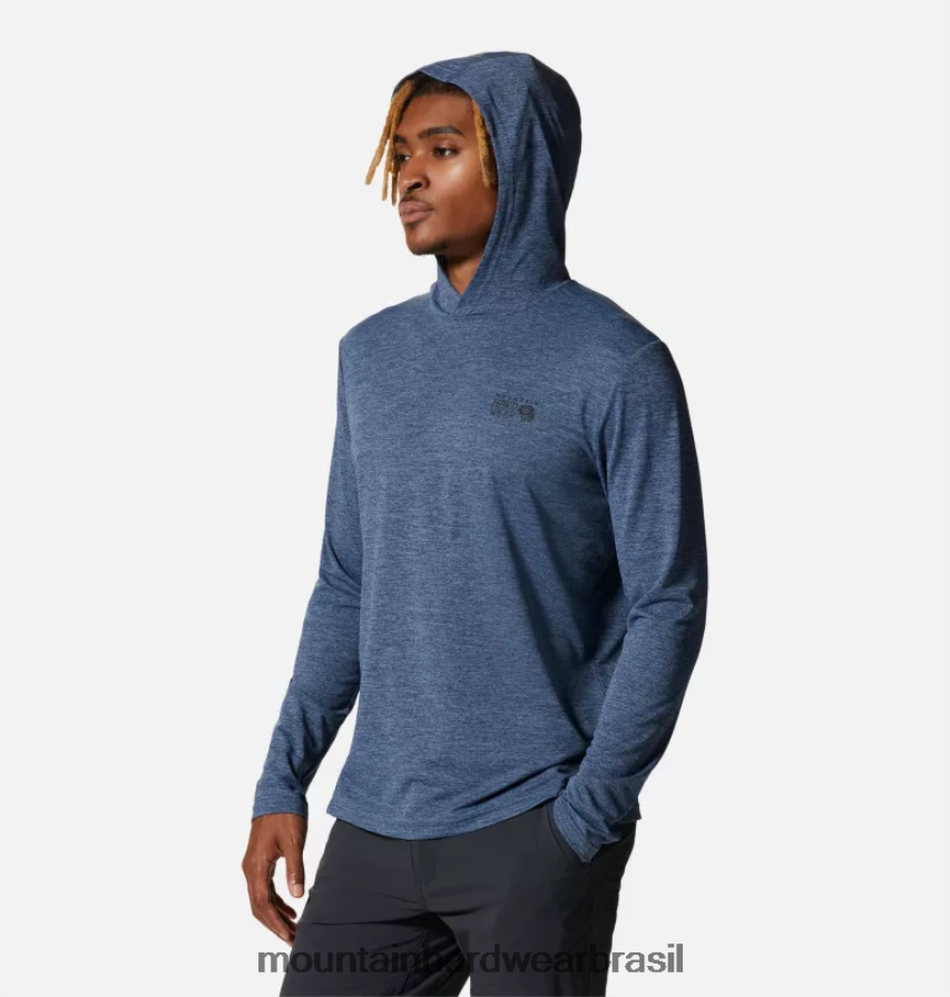 urze de zinco homens Mountain Hardwear protetor solar com capuz topos AD28F6204