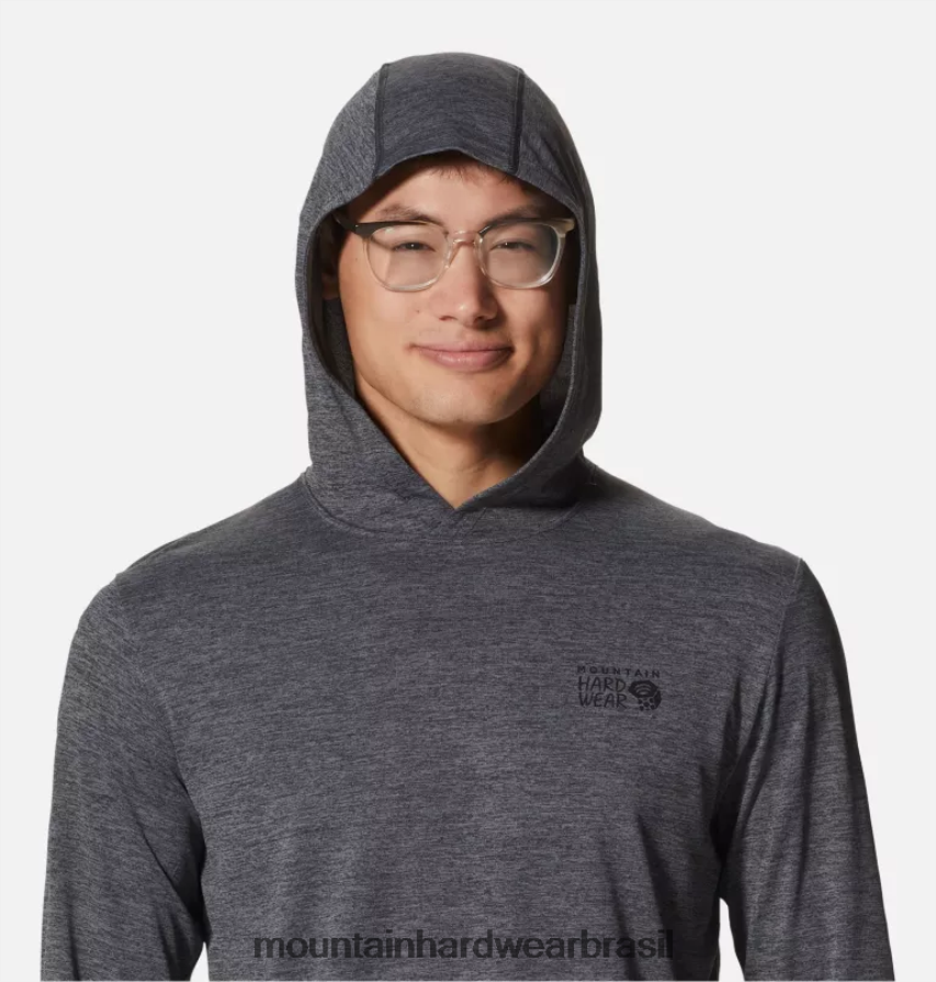 urze tempestade escura homens Mountain Hardwear protetor solar com capuz topos AD28F6201