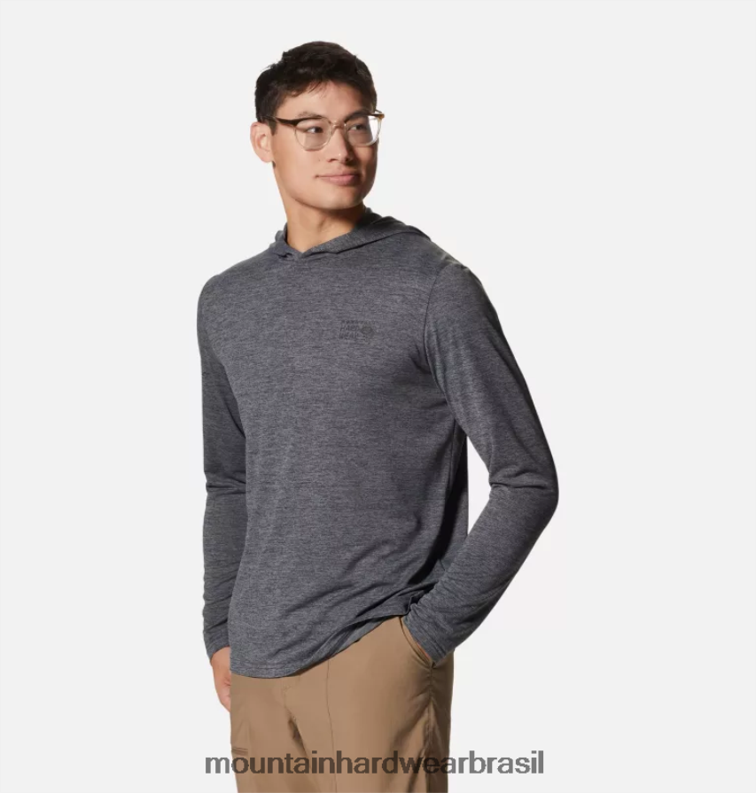 urze tempestade escura homens Mountain Hardwear protetor solar com capuz topos AD28F6201