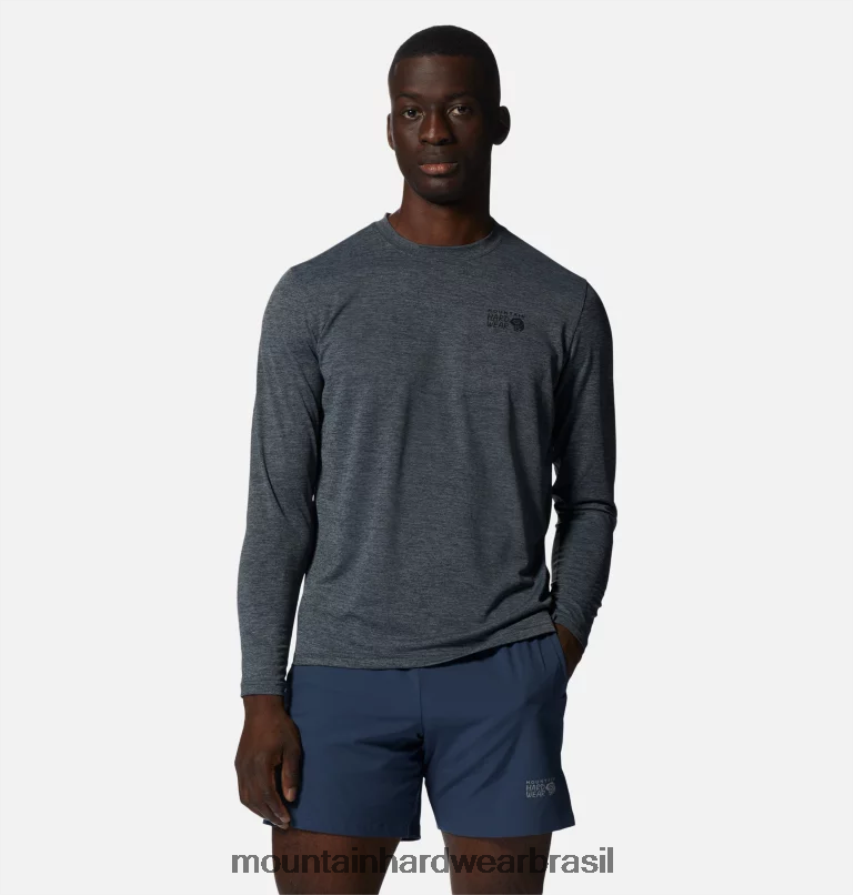 urze tempestade escura homens Mountain Hardwear protetor solar manga longa topos AD28F6207