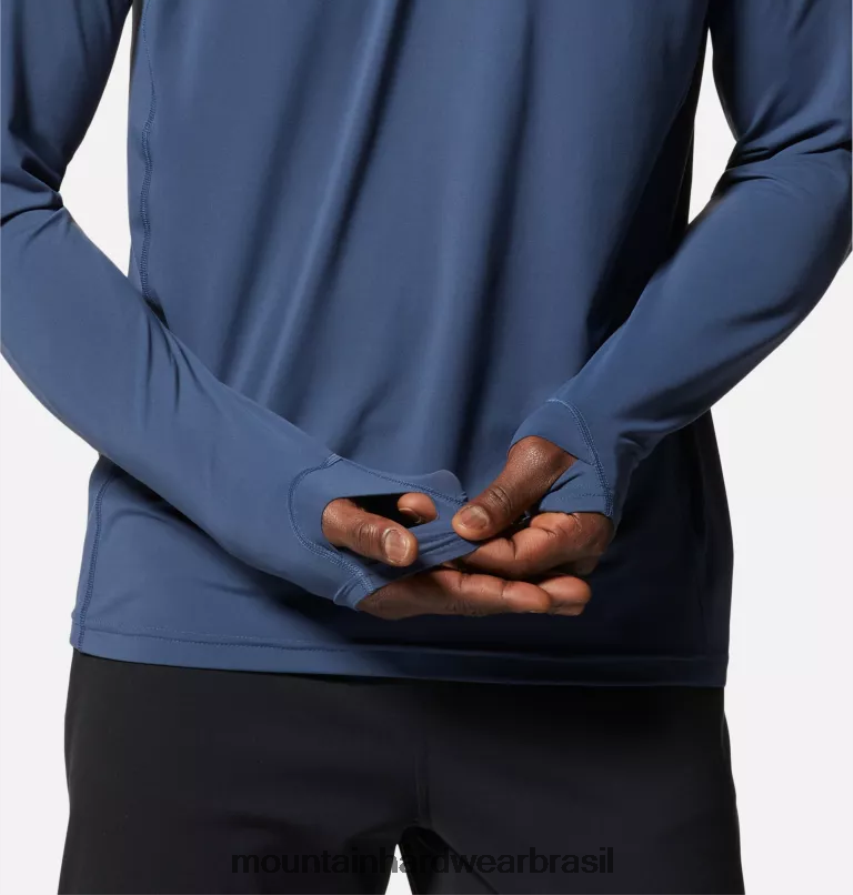 zinco homens Mountain Hardwear tripulação de manga longa do lago crater topos AD28F673