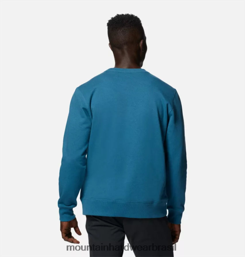 Cáspio homens Mountain Hardwear tripulação de pulôver com logotipo mhw topos AD28F6145