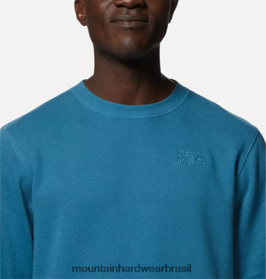 Cáspio homens Mountain Hardwear tripulação de pulôver com logotipo mhw topos AD28F6145