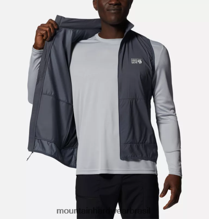 ardósia azul homens Mountain Hardwear colete airshell kor topos AD28F6105