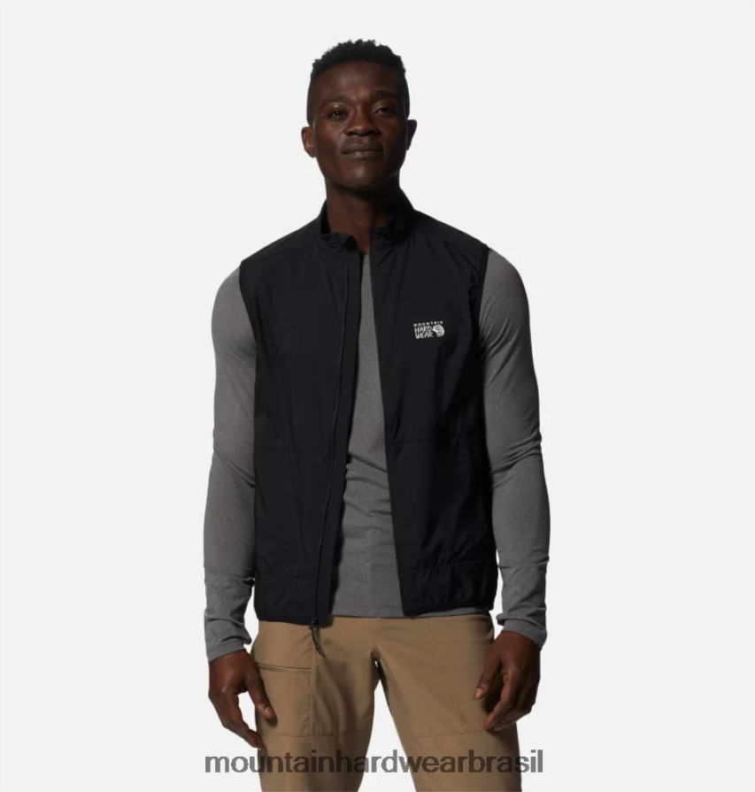 preto homens Mountain Hardwear colete airshell kor topos AD28F6104