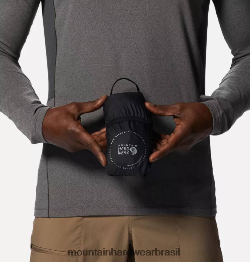 preto homens Mountain Hardwear colete airshell kor topos AD28F6104