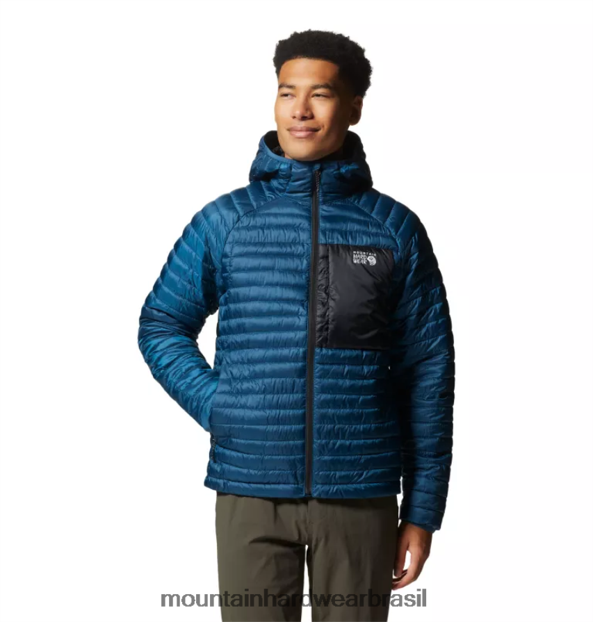 Cáspio escuro homens Mountain Hardwear casaco alpintur topos AD28F6316