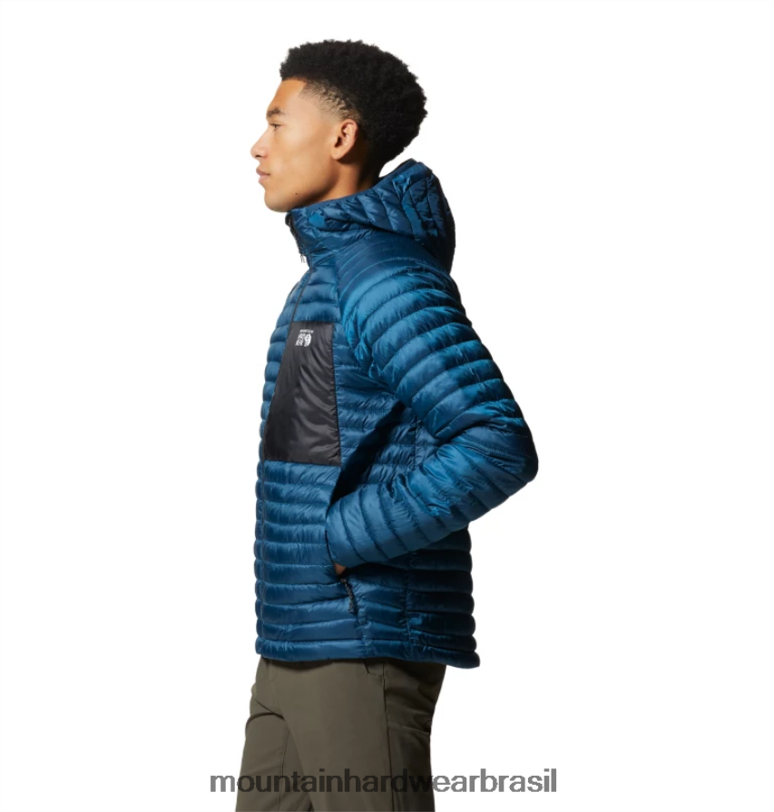 Cáspio escuro homens Mountain Hardwear casaco alpintur topos AD28F6316