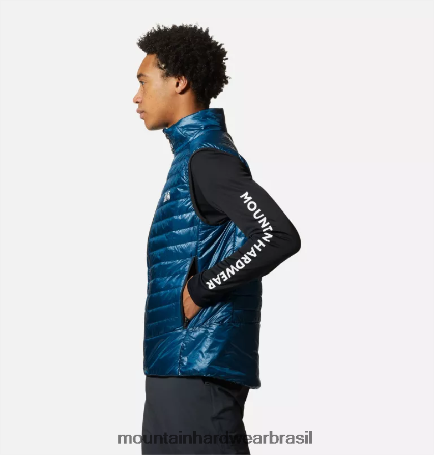 Cáspio escuro homens Mountain Hardwear colete sombra fantasma topos AD28F6310