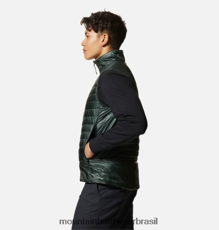 abeto preto homens Mountain Hardwear colete sombra fantasma topos AD28F6312