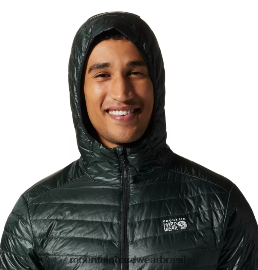 abeto preto homens Mountain Hardwear moletom com capuz sombra fantasma topos AD28F6309